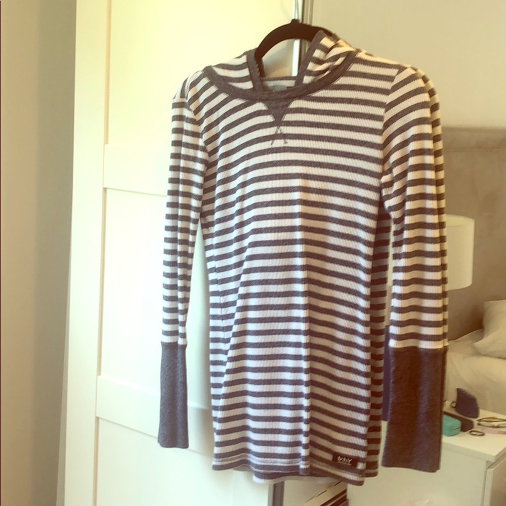 Marc NY long sleeve hooded top